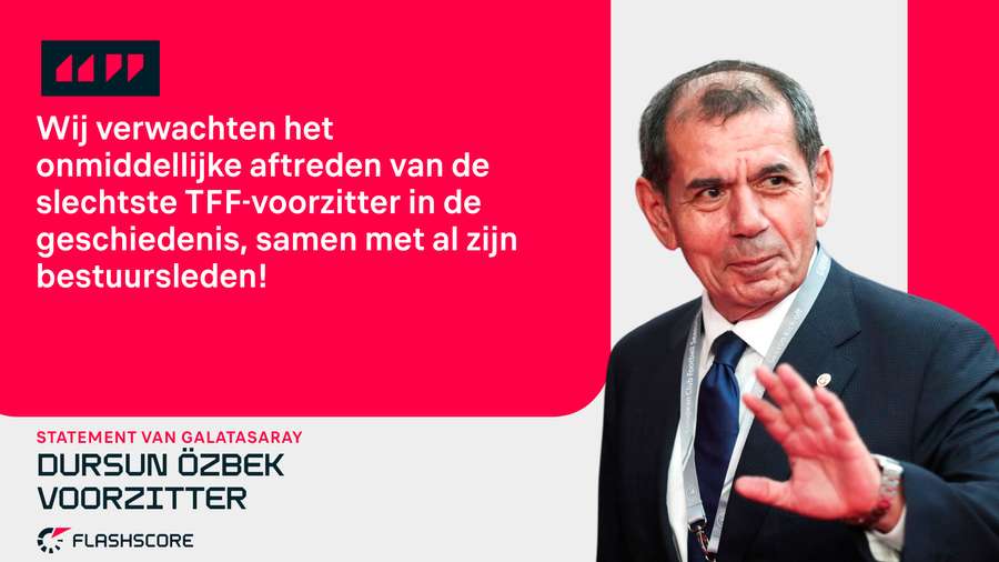 Een quote uit het Galatasaray-statement