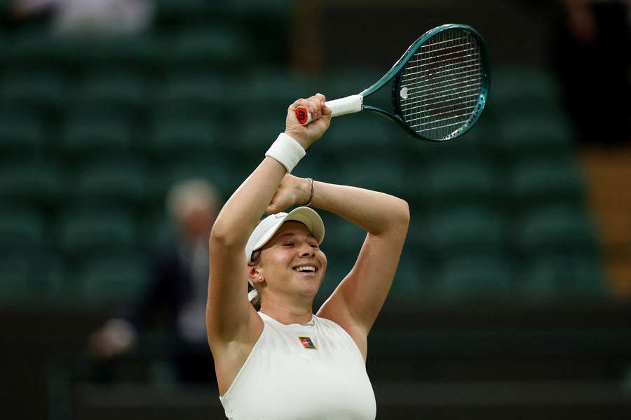 Amanda Anisimova after winning