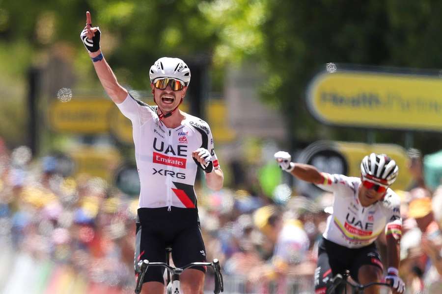 Jay Vine, ciclista da UAE Emirates de João Almeida