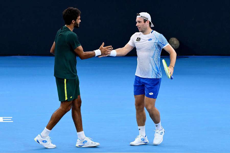 Francisco Cabral e Lucas Miedler formam dupla de pares