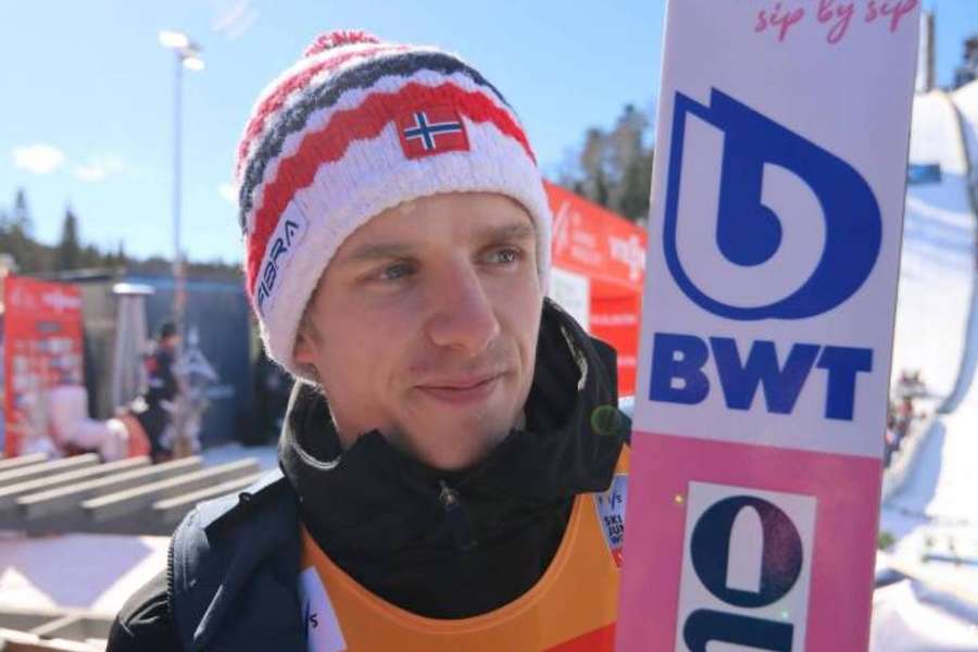 Halvor Egner Granerud nie był zaskoczony triumfem Piotra Żyły w sobotnim konkursie 