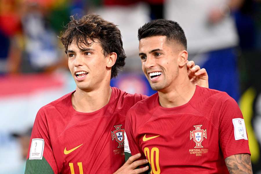 Barcelona sign Portuguese duo Felix and Cancelo on loan