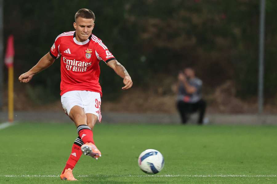 Tomás Cruz ao serviço do Benfica Tomás Cruz ao serviço do Benfica