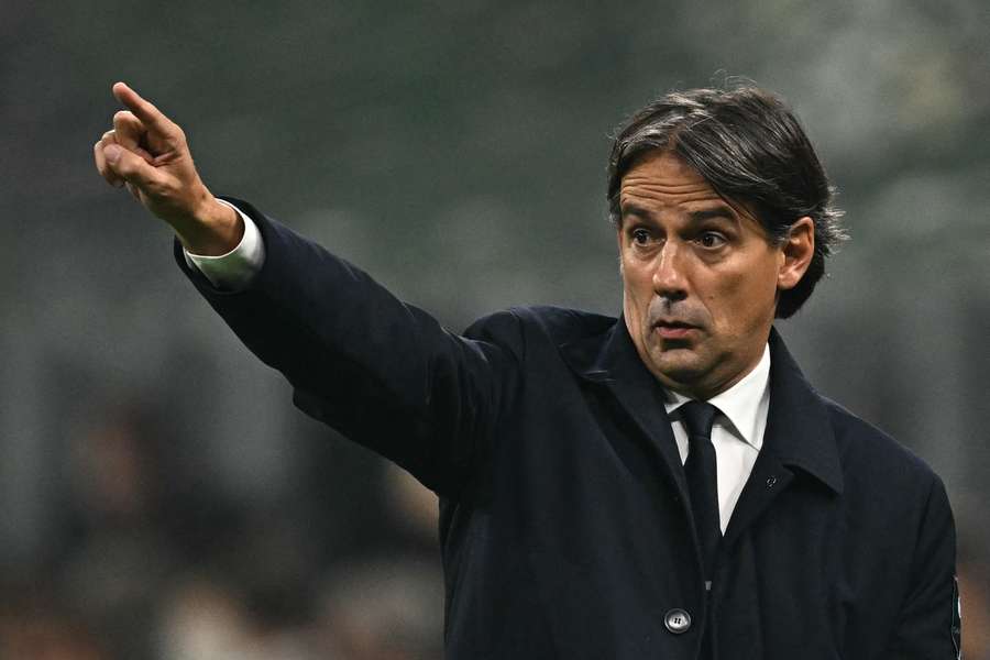 Simone Inzaghi durante Inter-Arsenal