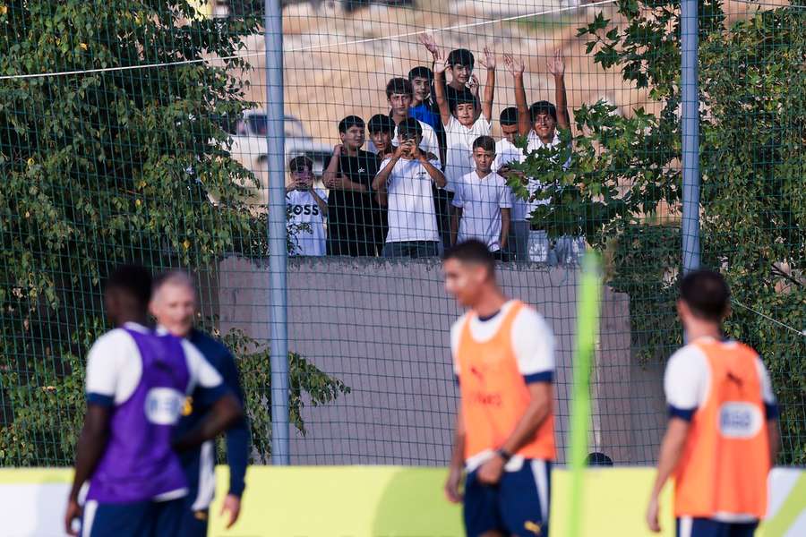 Presença de Ronaldo provocou euforia