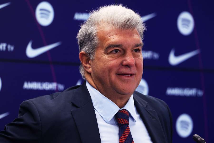 Joan Laporta, președintele clubului FC Barcelona