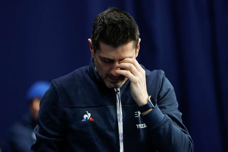 Emeric Clos, l'entraîneur de l'équipe de France.