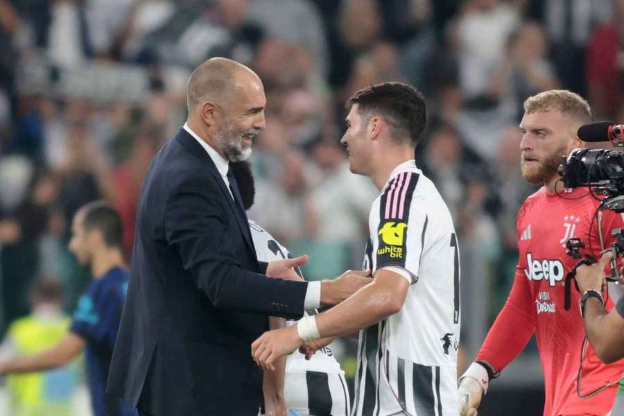 Tudor insieme ad Adžić dopo Juventus-Inter