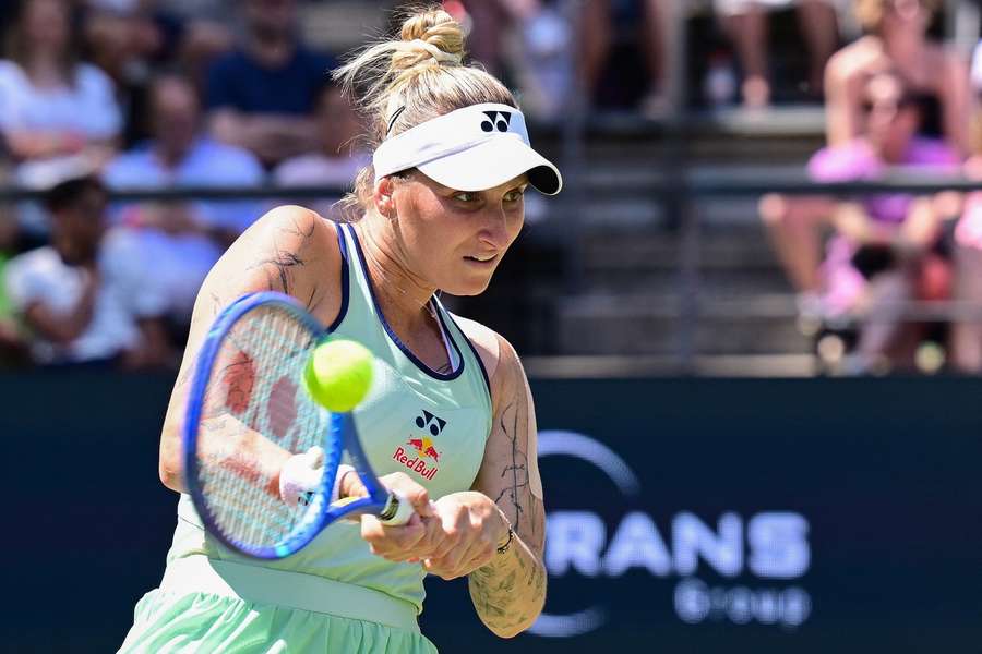 Markéta Vondroušová na turnaji v Berlíně.