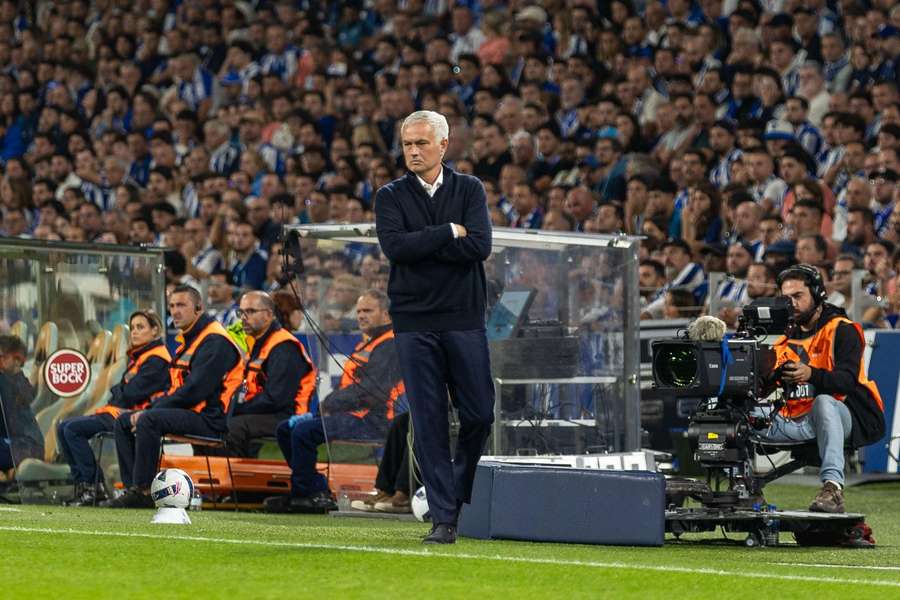 José Mourinho, treinador do Benfica