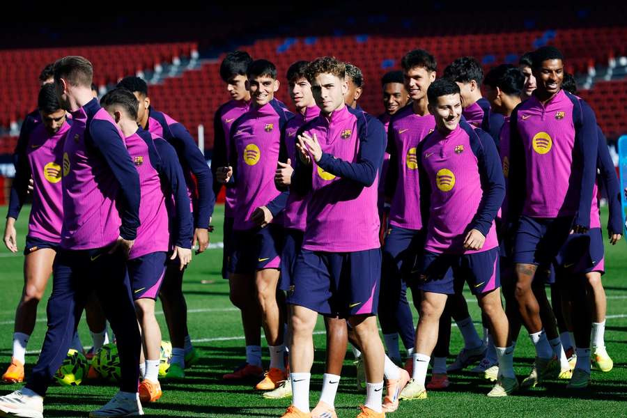 Catalanii s-au antrenat pe Camp Nou pentru meciul cu Athletic Bilbao
