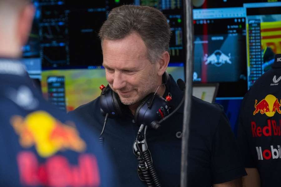 Christian Horner dans le paddock ce mercredi.