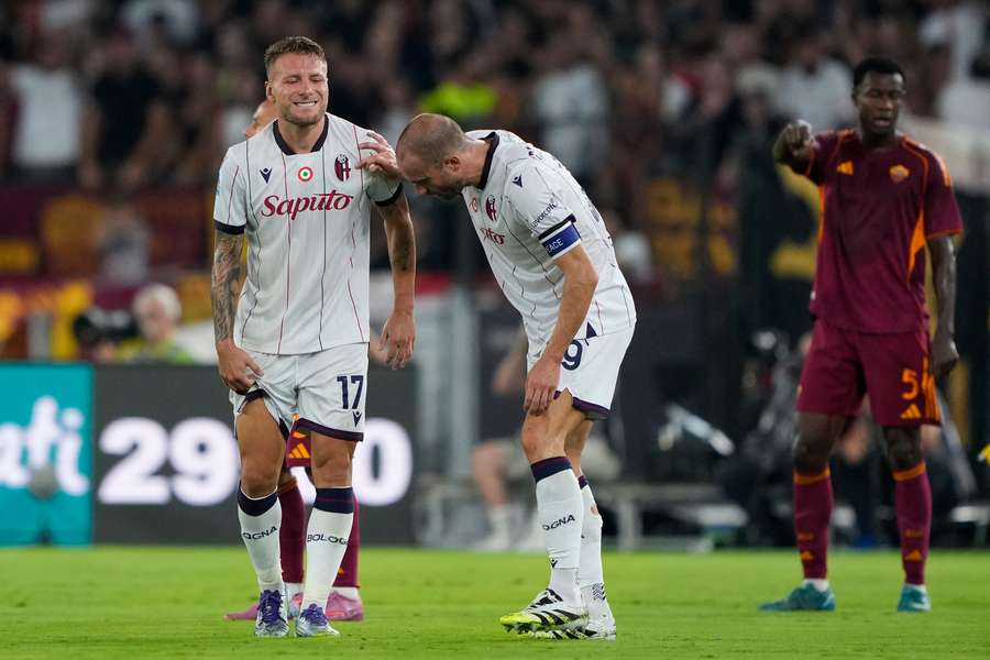 Ciro Immobile lesionou-se diante da Roma