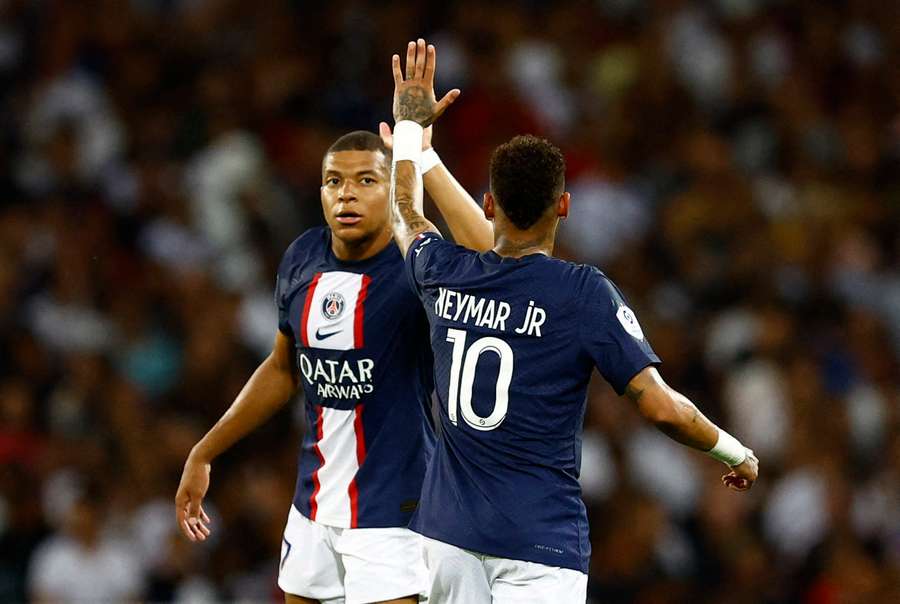 Neymar and Mbappe have 16 goals between them this season so far