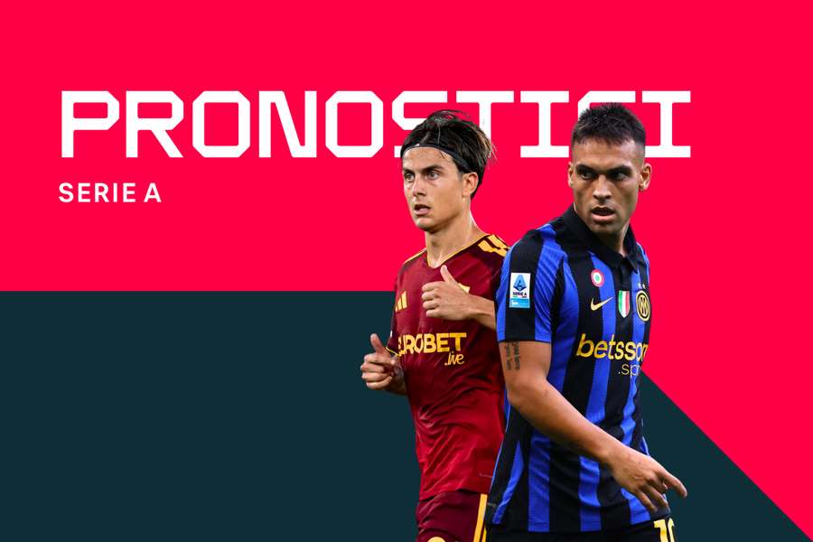 La Roma di Paulo Dybala e l'Inter di Lautaro Martinez si sfidano per la testa della classifica La Roma di Paulo Dybala e l'Inter di Lautaro Martinez si sfidano per la testa della classifica