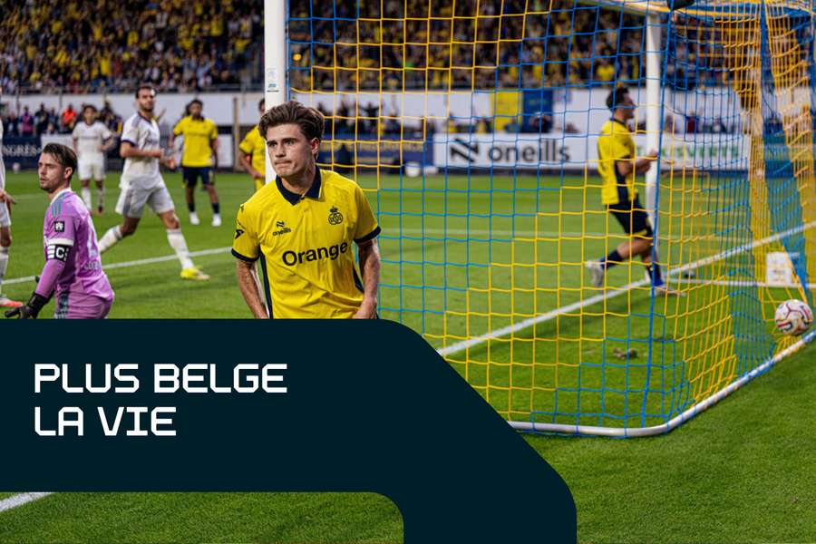 Besfort Zeneli après son but contre Anderlecht Besfort Zeneli après son but contre Anderlecht