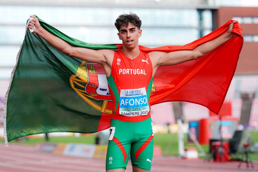 Pedro Afonso medalha de prata em Tampere, na Finlândia