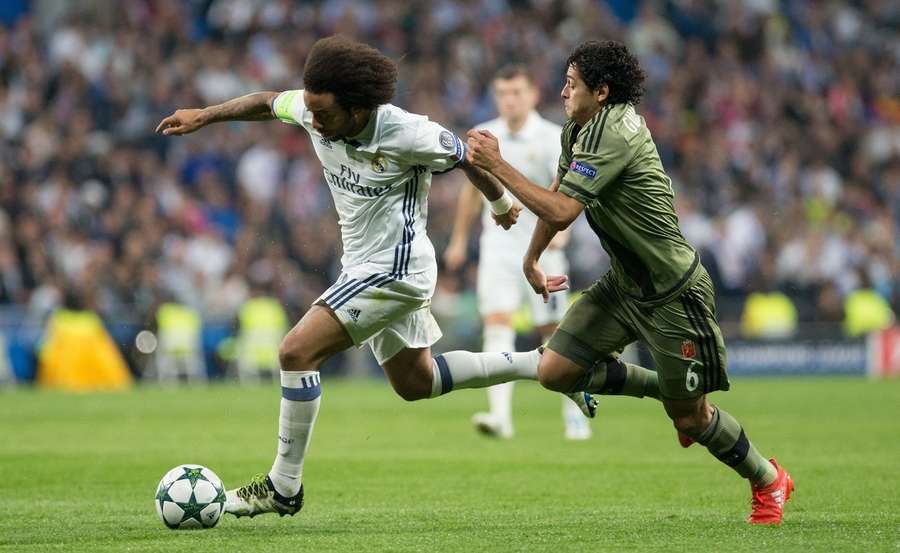 Guilherme wymienił się koszulkami z Marcelo po meczu na Santiago Bernabéu.