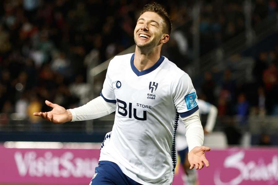 Luciano Vietto celebra su gol ante el Flamengo.