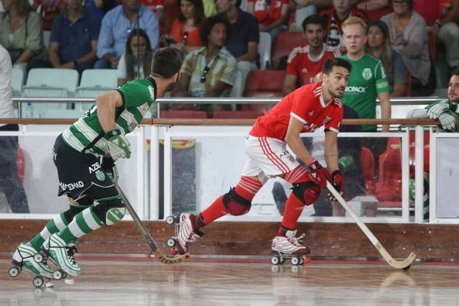 Benfica em vantagem na final do campeonato de hóquei em patins