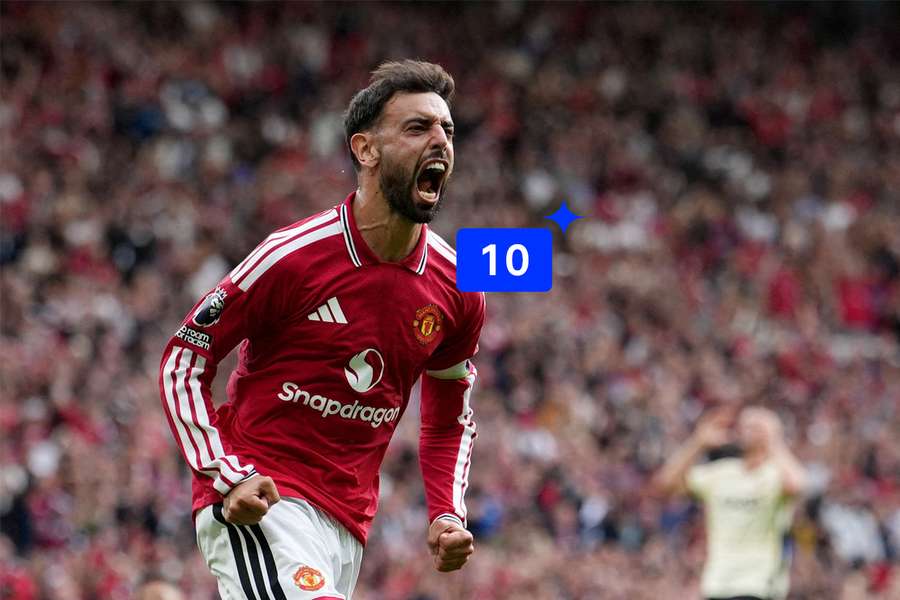 Bruno Fernandes získal za své představení proti Ipswichi málo vídané maximální hodnocení. Bruno Fernandes získal za své představení proti Ipswichi málo vídané maximální hodnocení.