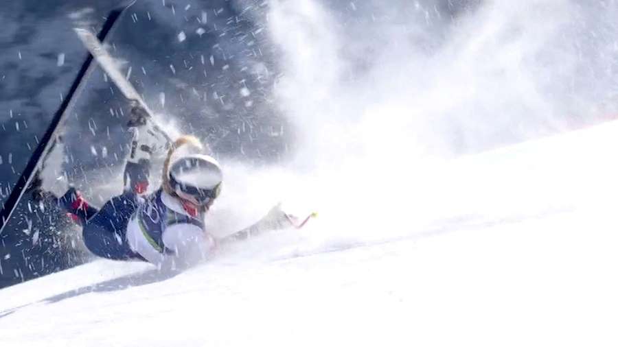 Vonn was involved in a horrible crash