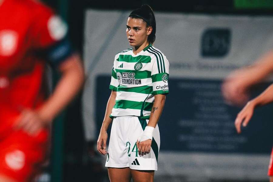 Bruna Lourenço ao serviço do Celtic