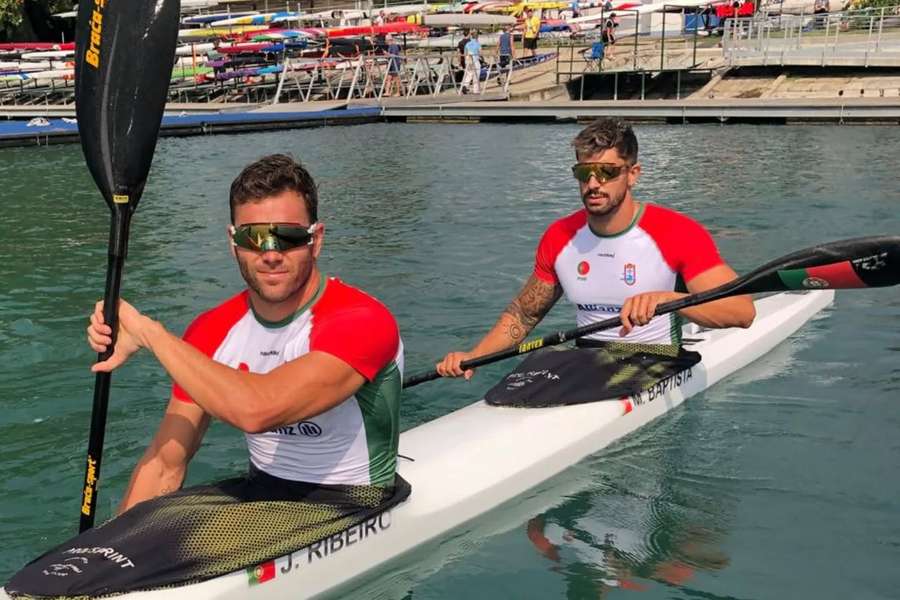 João Ribeiro e Messias Baptista vice-campeões em K2 500m