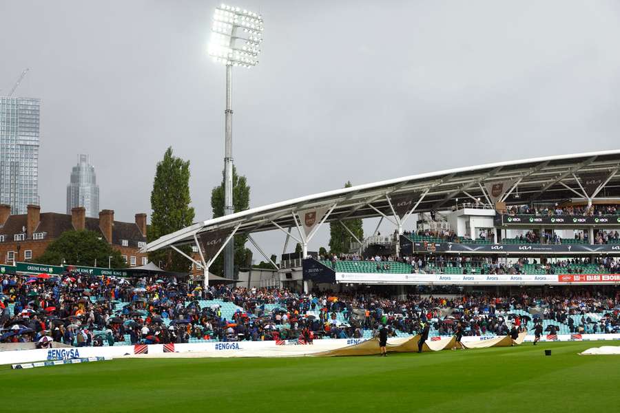 There was no play on the first day of the third and deciding test at The Oval due to rain