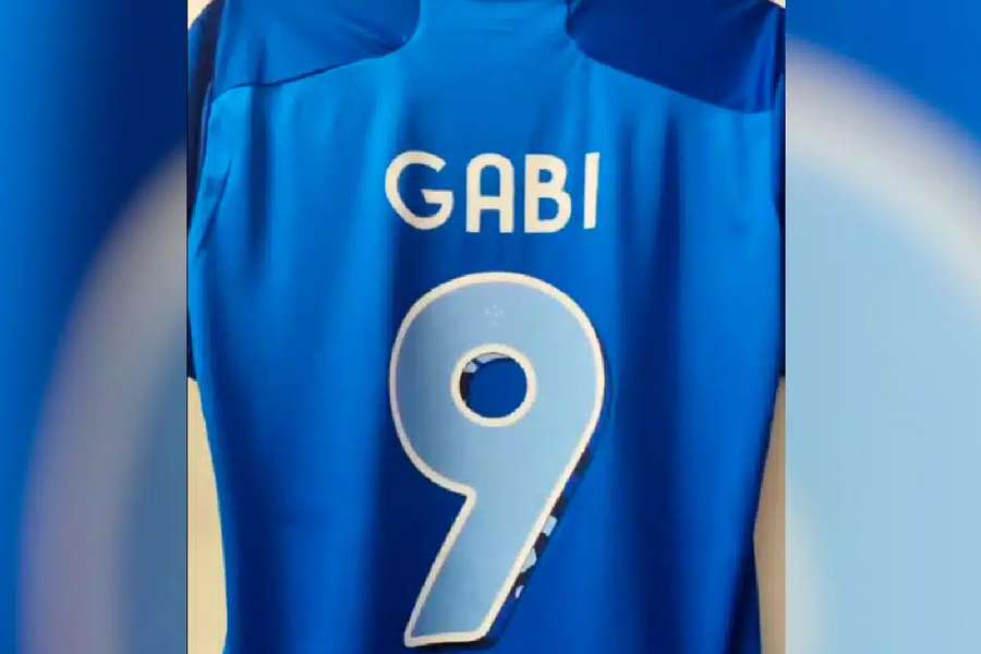 Imagem da camisa 9 de Gabigol no Cruzeiro