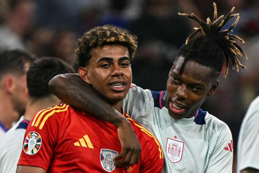 Lamine Yamal en Nico Williams waren desterkhouders voor Spanje.