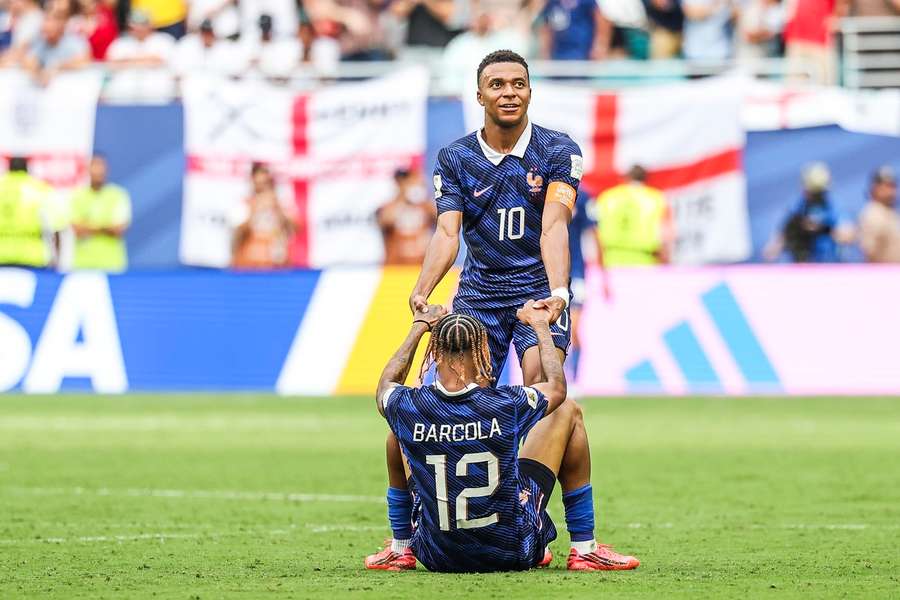 Barcola și Mbappe Barcola și Mbappe