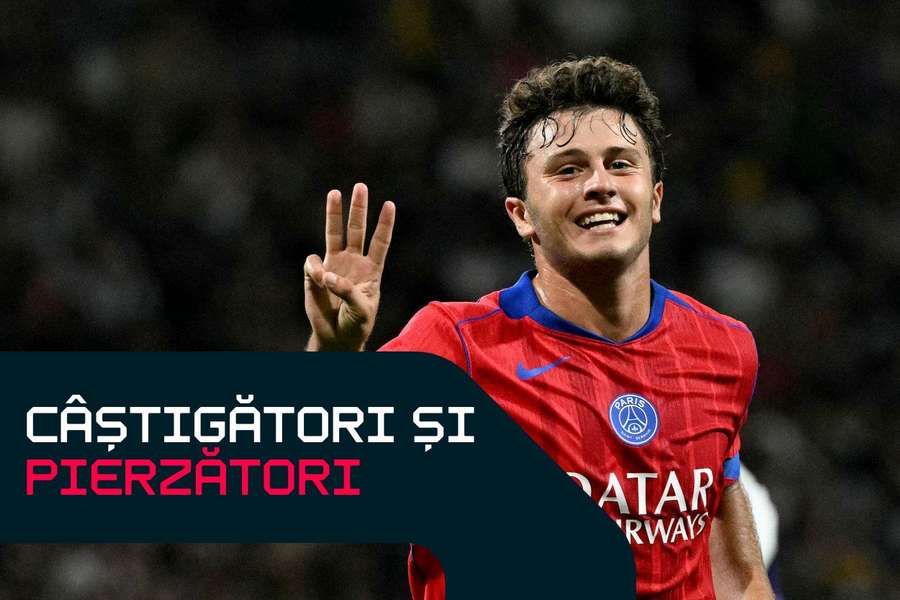 Joao Neves a marcat un hat-trick împotriva lui Toulouse pentru PSG în weekend