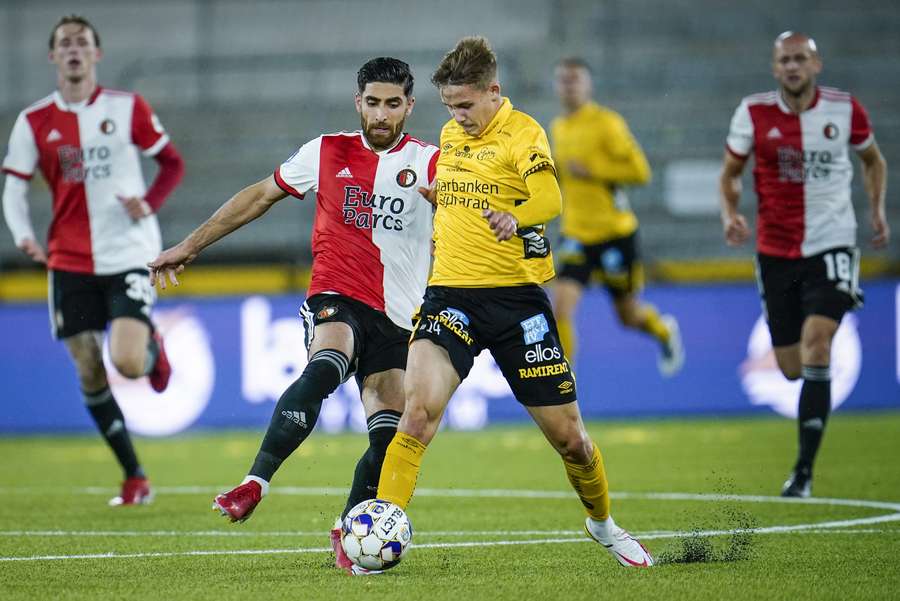 Jacob Ondrejka kwam twee jaar terug tegen Feyenoord in actie in de UEFA Conference League