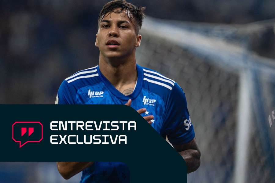 Kaio Jorge con la camiseta del Cruzeiro