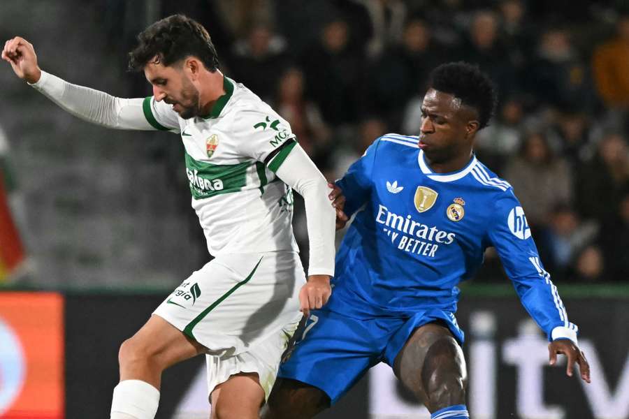 Vini Jr. entrou no segundo tempo de Elche x Real Madrid Vini Jr. entrou no segundo tempo de Elche x Real Madrid