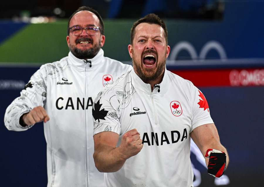 L'esultanza dei canadesi L'esultanza dei canadesi