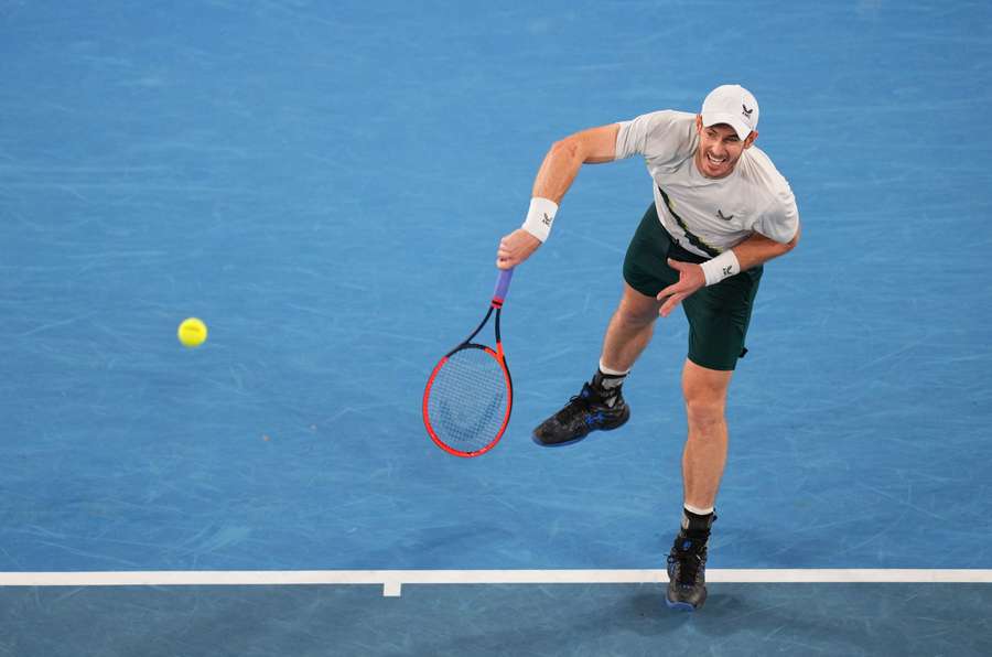 Murray was knocked out by Batista Augut in the third round of the Australian Open