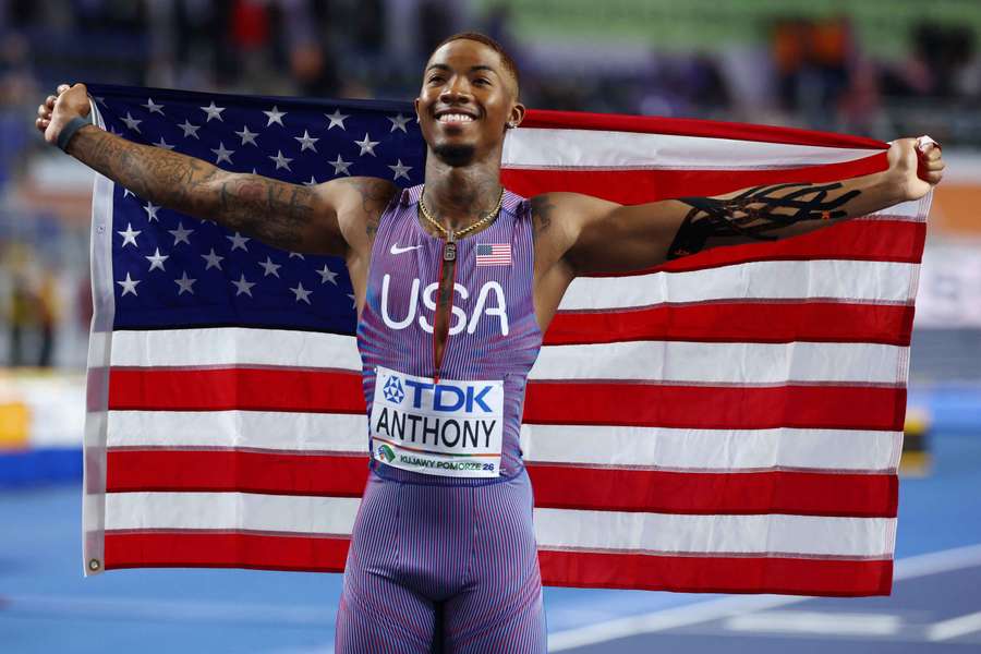 Jordan Anthony, nuevo campeón del mundo de 60 metros en pista cubierta