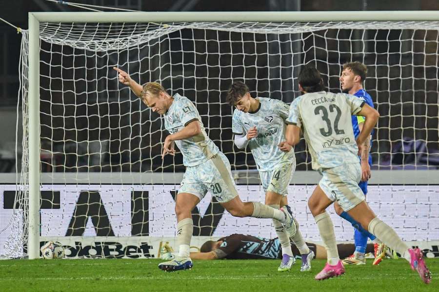 L'esultanza di Pohjanpalo