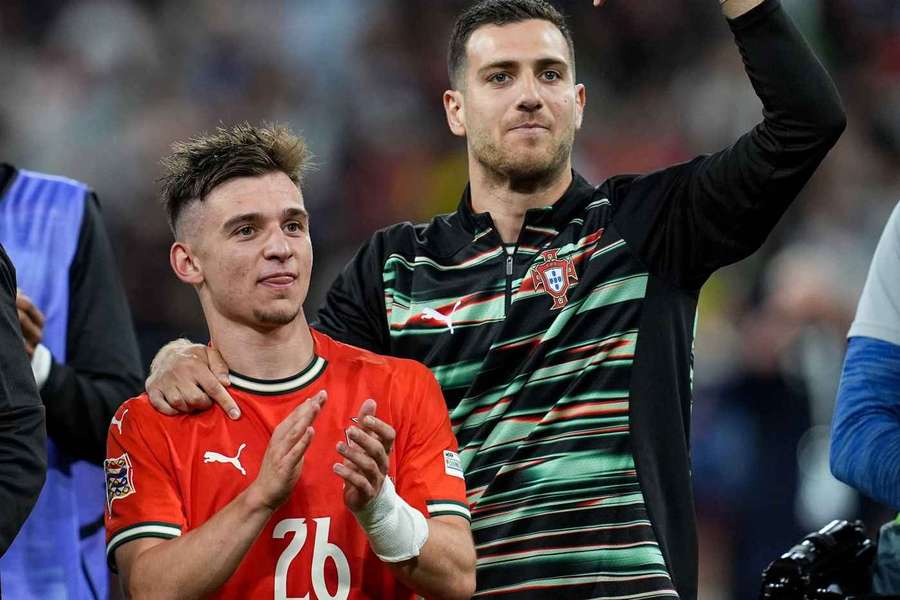 Francisco Conceição e Diogo Dalot ao serviço da seleção nacional Francisco Conceição e Diogo Dalot ao serviço da seleção nacional