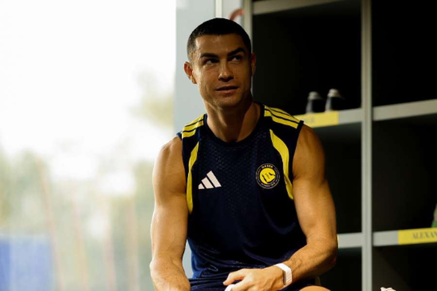 Uma das fotografias de Cristiano Ronaldo publicadas nas redes sociais Uma das fotografias de Cristiano Ronaldo publicadas nas redes sociais