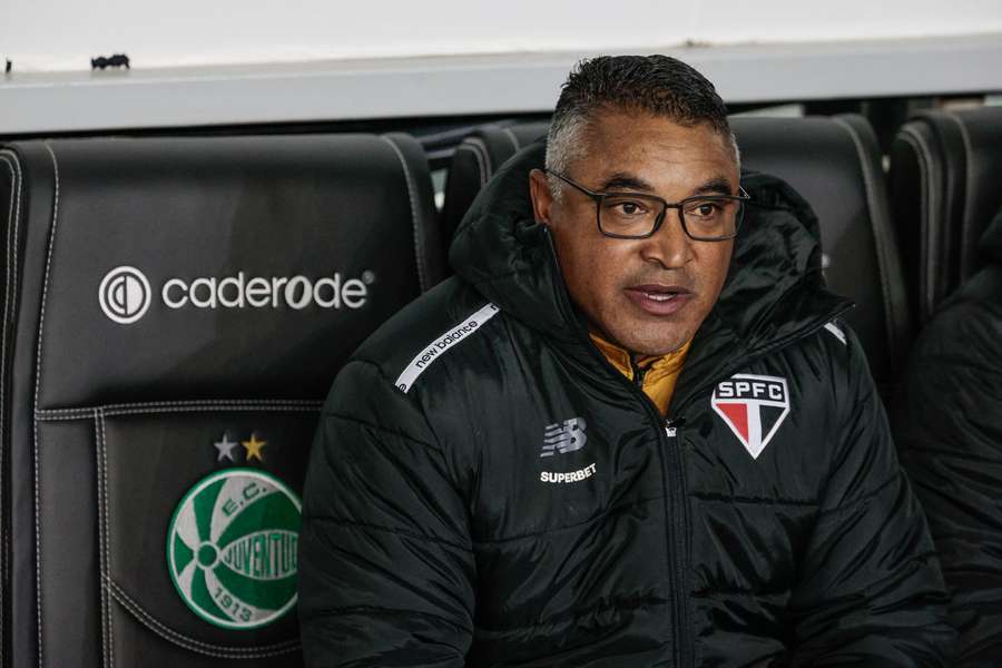 Roger Machado, em jogo do São Paulo contra o Juventude Roger Machado, em jogo do São Paulo contra o Juventude