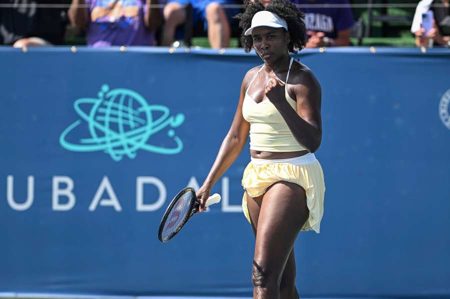 Venus Williams podczas turnieju w Waszyngtonie 