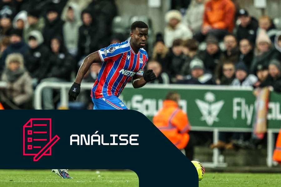 Marc Guéhi durante a partida contra o Newcastle