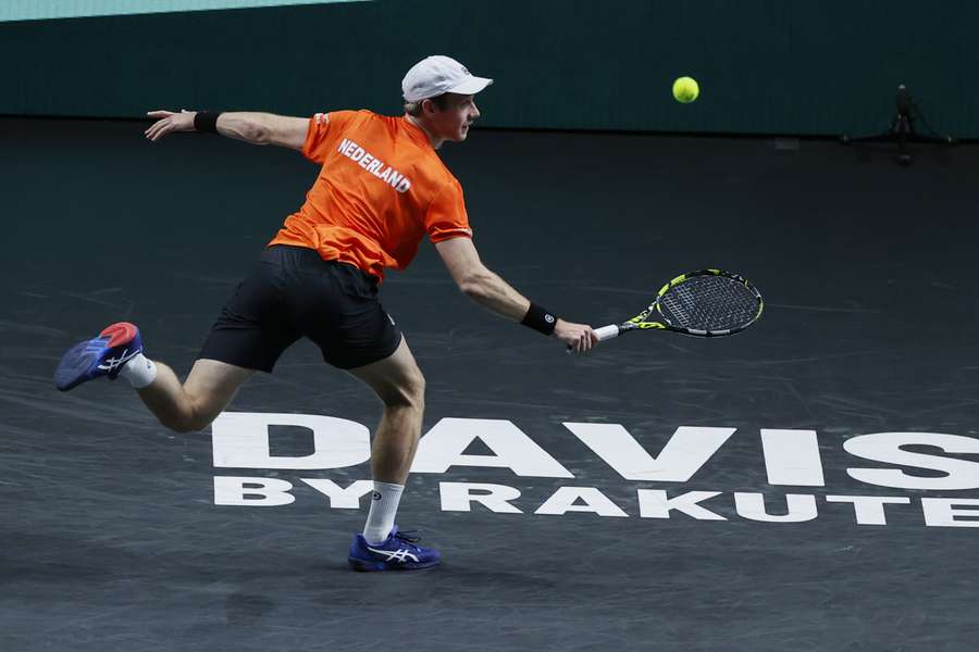 Van de Zandschulp won in vier sets van Ilja Ivasjka Van de Zandschulp won in vier sets van Ilja Ivasjka