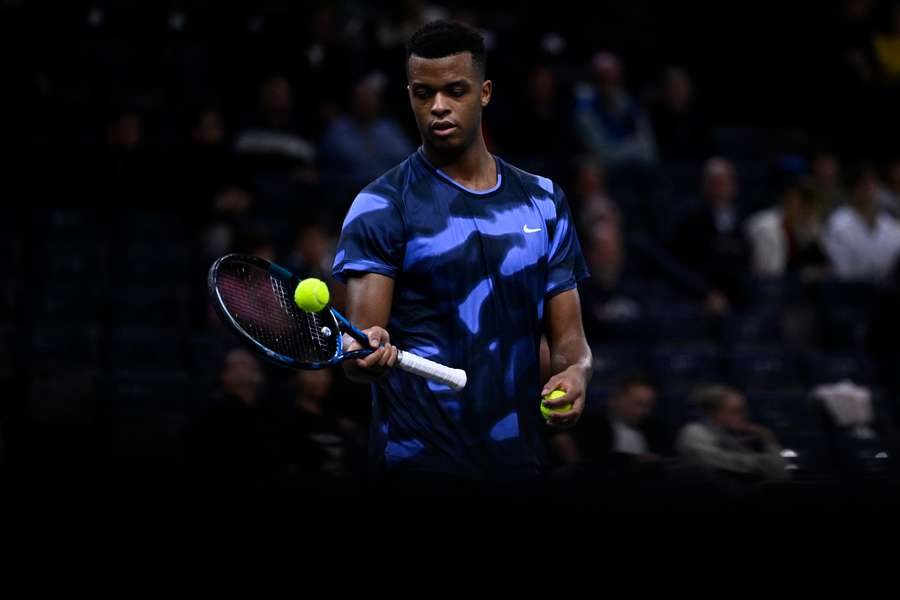 Giovanni Mpetshi em Bercy, no final de outubro