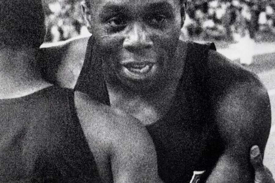 US sprinter Jim Hines at the 1968 Olympic Games