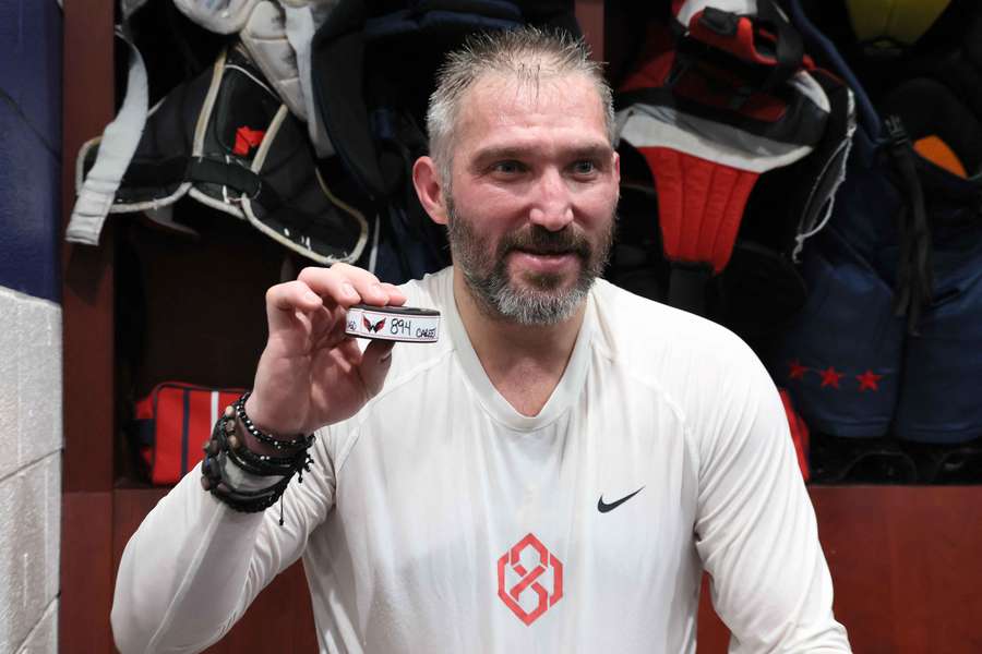Alexander Ovechkin marcou 894 golos na NHL