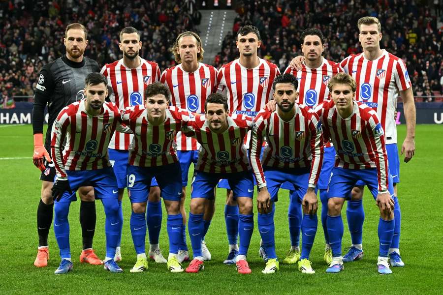 11 del Atlético de Madrid ante el Bodo en el Metropolitano